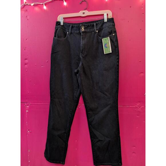 Coldwater Creek Denim - Black Denim Jeans Coldwater Creek Jeans P12  Stretch Twill